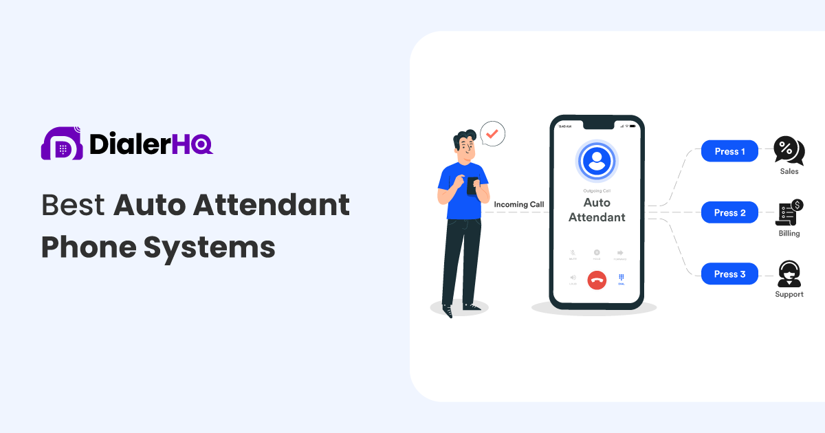 10 Best Auto Attendant Phone Systems in 2024 DialerHQ